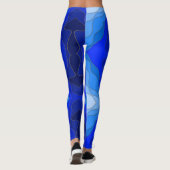 Blaue Meeresböden - Leggings (Rückseite)