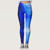 Blaue Meeresböden - Leggings (Vorderseite)