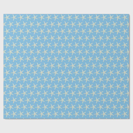 Blaue Meeresfrüchte Geschenkpapier (Flach)