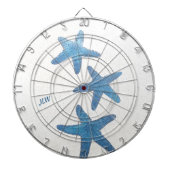 Blaue Meeresküste Dartscheibe (vorne)