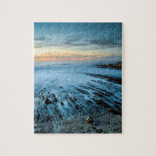Blaue Meereslandschaft bei Sonnenuntergang, Kalifo Puzzle