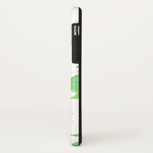 Blaue Meeresschildkröten Muster Gold Glitzern Case-Mate iPhone Hülle (Hinten/Links)