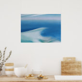 Blaue Meereswelle von Georgia O'Keeffe Poster (Küche)