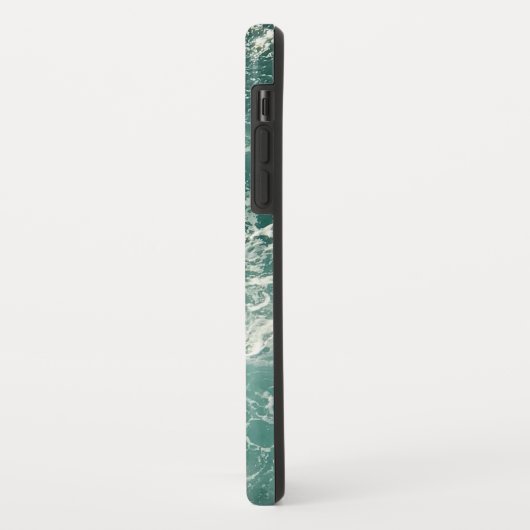 Blaue Meereswellen Case-Mate iPhone Hülle (Hinten/Links)