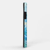 Blaue Meereswellen Case-Mate iPhone Hülle (Hinten/Rechts)