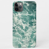 Blaue Meereswellen iPhone Hülle (Rückseite)