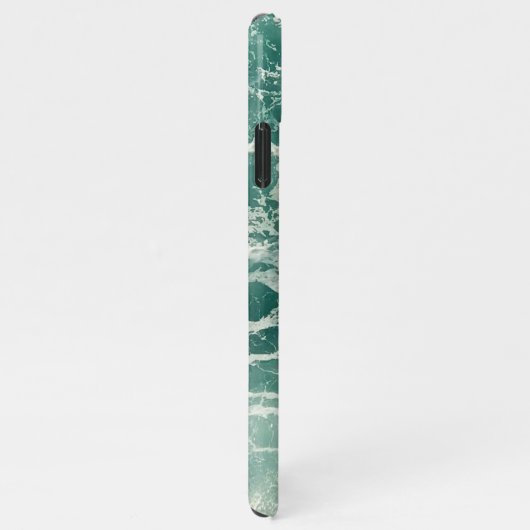 Blaue Meereswellen iPhone Hülle (Rechte Seite)