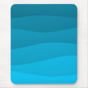Blaue Meereswellen Mousepad