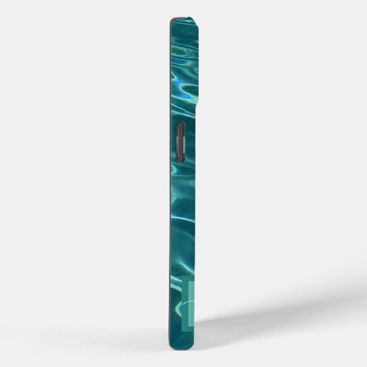 Blaue Meereswellen personalisieren Case-Mate iPhone Hülle (Rückseite / Rechts)