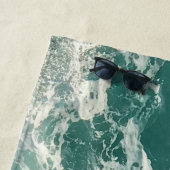 Blaue Meereswellen Strandtuch (Beispiel)