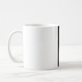 Blaue Meerjungfrau auf schwarzer Tasse (Links)