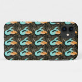 Blaue Meerjungfrau Case-Mate iPhone Hülle (Rückseite (Horizontal))