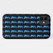 Blaue Meerjungfrau Case-Mate iPhone Hülle (Rückseite (Horizontal))