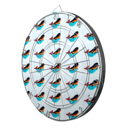 Blaue Meerjungfrau-Dartscheibe Dartscheibe (Vorderseite rechts)