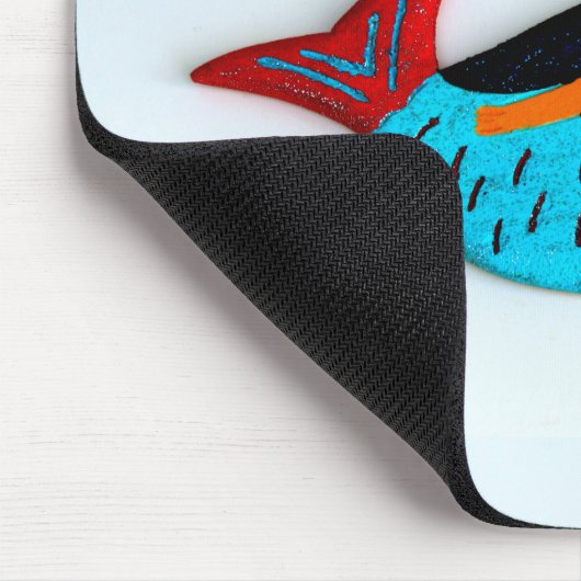 Blaue Meerjungfrau Mousepad (Ecke)