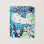 Blaue Meerjungfrau Puzzle (Vertikal)