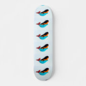 Blaue Meerjungfrau Skateboard (Vorne)