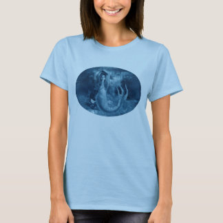 Blaue Meerjungfrau T-Shirt