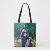 Blaue Meerjungfrau Tasche (Vorderseite)