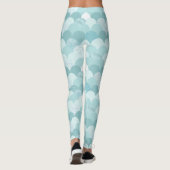 Blaue Meerjungwaage Leggings (Rückseite)