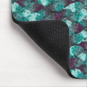 Blaue Mehrfarbenhäkelarbeit Mousepad (Ecke)