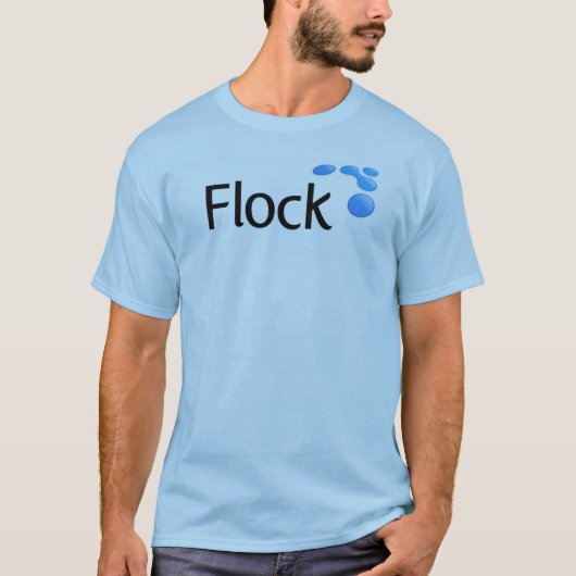 blaue Menge T-Shirt (Vorderseite)