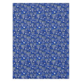 Blaue Menora  Tischdecke (Vorderseite)