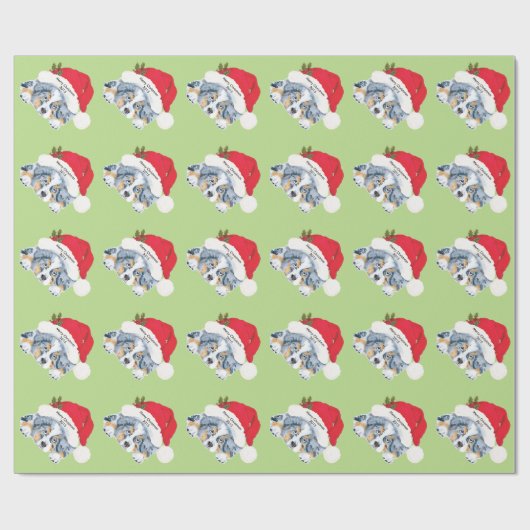 Blaue Merle australische Geschenkpapier (Flach)