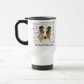 Blaue Merle Sheltie Tasse (Links)