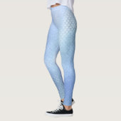Blaue Mermaid-Scanner-Leggings Leggings (Links)