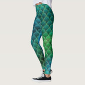 Blaue Mermone Leggings (Links)