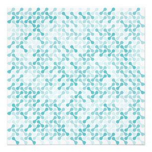 Blaue Metaball-Muster Fotodruck