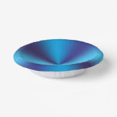 Blaue Metallic Textur Pappteller (Gewinkelt)