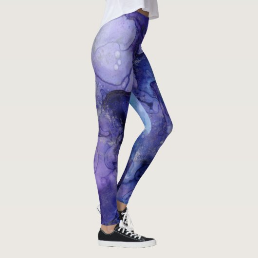 Blaue Milchstraße Leggings (Rechts)
