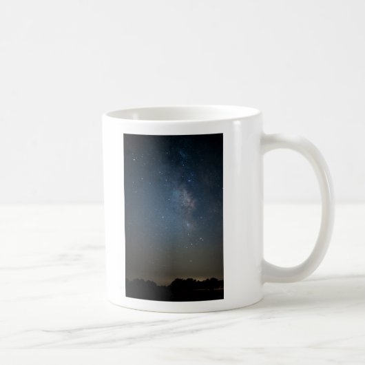 Blaue Milchstraße über den Ozarks Kaffeetasse (Rechts)