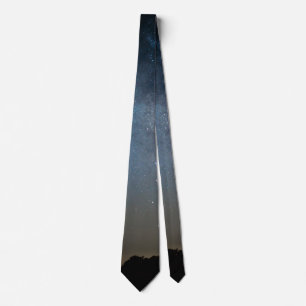 Blaue Milchstraße über die Ozarks Neck Tie Krawatte