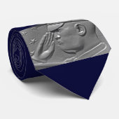 Blaue militärische Ehre der Marinestreitkräfte Sal Krawatte (Gerollt)