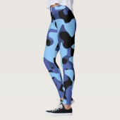 Blaue Militärübung Leggings (Links)