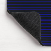 Blaue Minimallinien Mousepad (Ecke)