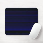 Blaue Minimallinien Mousepad (Mit Mouse)