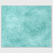 Blaue Minze Meeresgrüne Textur Geschenkpapier (Flach)