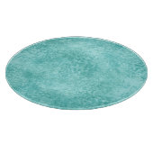 Blaue Minze Meeresgrüne Textur Schneidebrett (Ecke)