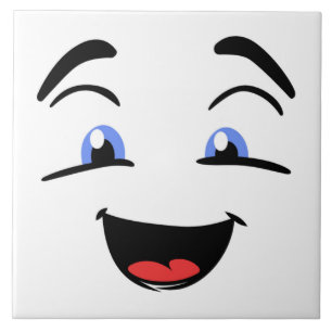 BLAUE MIT AUGEN FLIESE