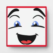 BLAUE MIT AUGEN FOTOPLATTE (Vorderseite)