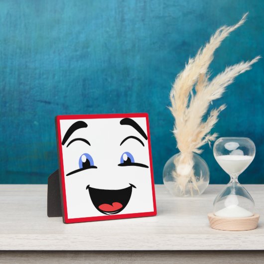 BLAUE MIT AUGEN FOTOPLATTE (InSitu)