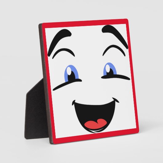 BLAUE MIT AUGEN FOTOPLATTE (Vorderseite)