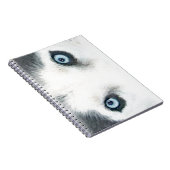 Blaue mit Augen Hunde können den Wind sehen Notizblock (Rechte Seite)
