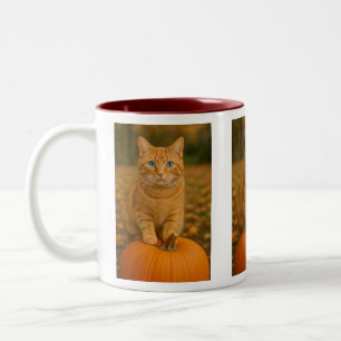 Blaue mit Augen Katze Zweifarbige Tasse