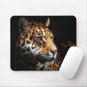 Blaue Mit Augen Leoparden Beauty Mousepad (Mit Mouse)