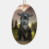 BLAUE MIT AUGEN NIGERISCHE ZWERGARTIGE KERAMIK ORNAMENT (Links)